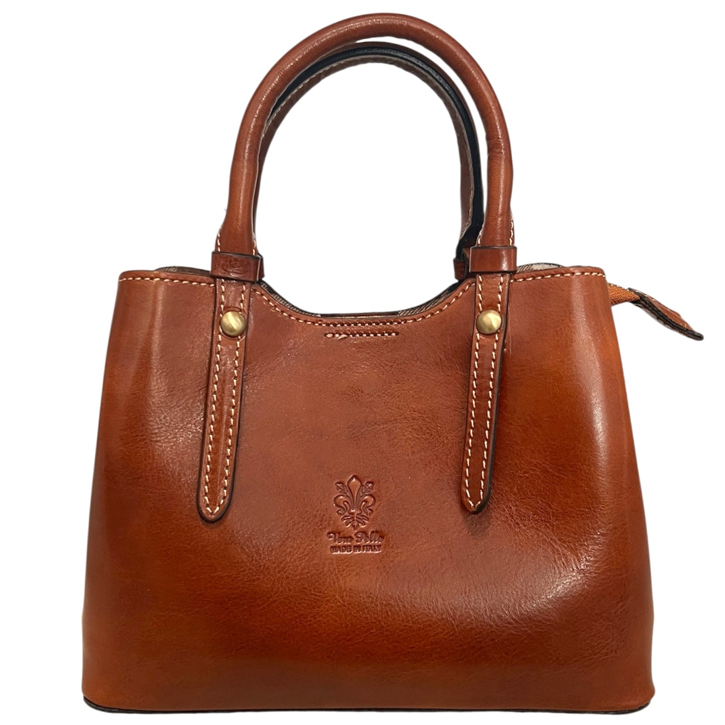 Modarno Borsetta a mano e a tracolla Cindy Pelle Vacchetta 24x11x18 cm