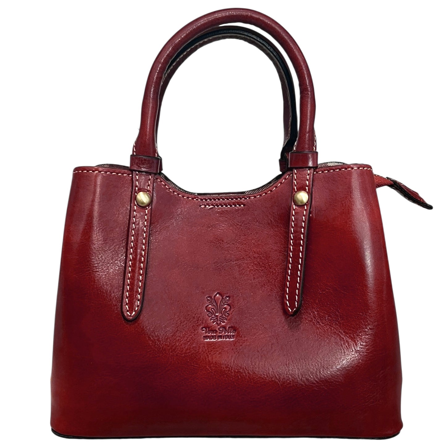 Modarno Borsetta a mano e a tracolla Cindy Pelle Vacchetta 24x11x18 cm