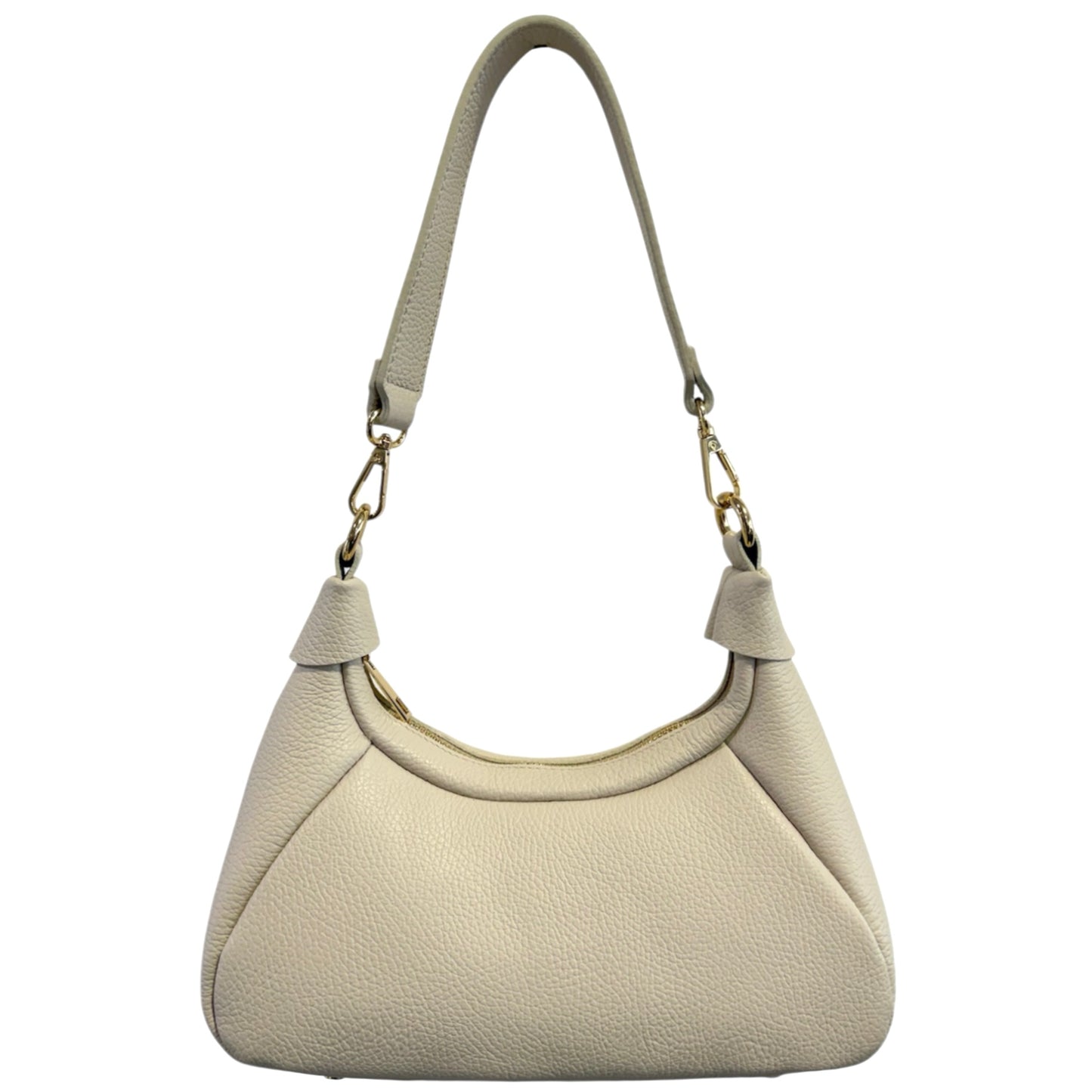 Modarno Borsetta a mano/tracolla BIBI in vera pelle 26x8x13cm