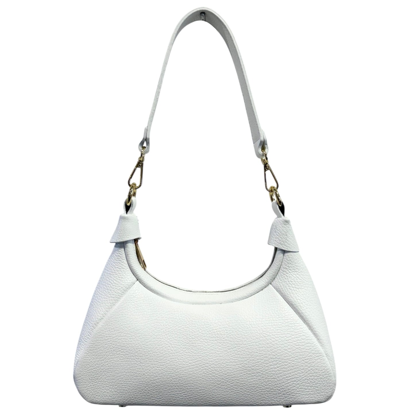 Modarno Borsetta a mano/tracolla BIBI in vera pelle 26x8x13cm