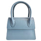 Modarno Borsetta donna trapezio in vera pelle dollaro 21x8x16 cm