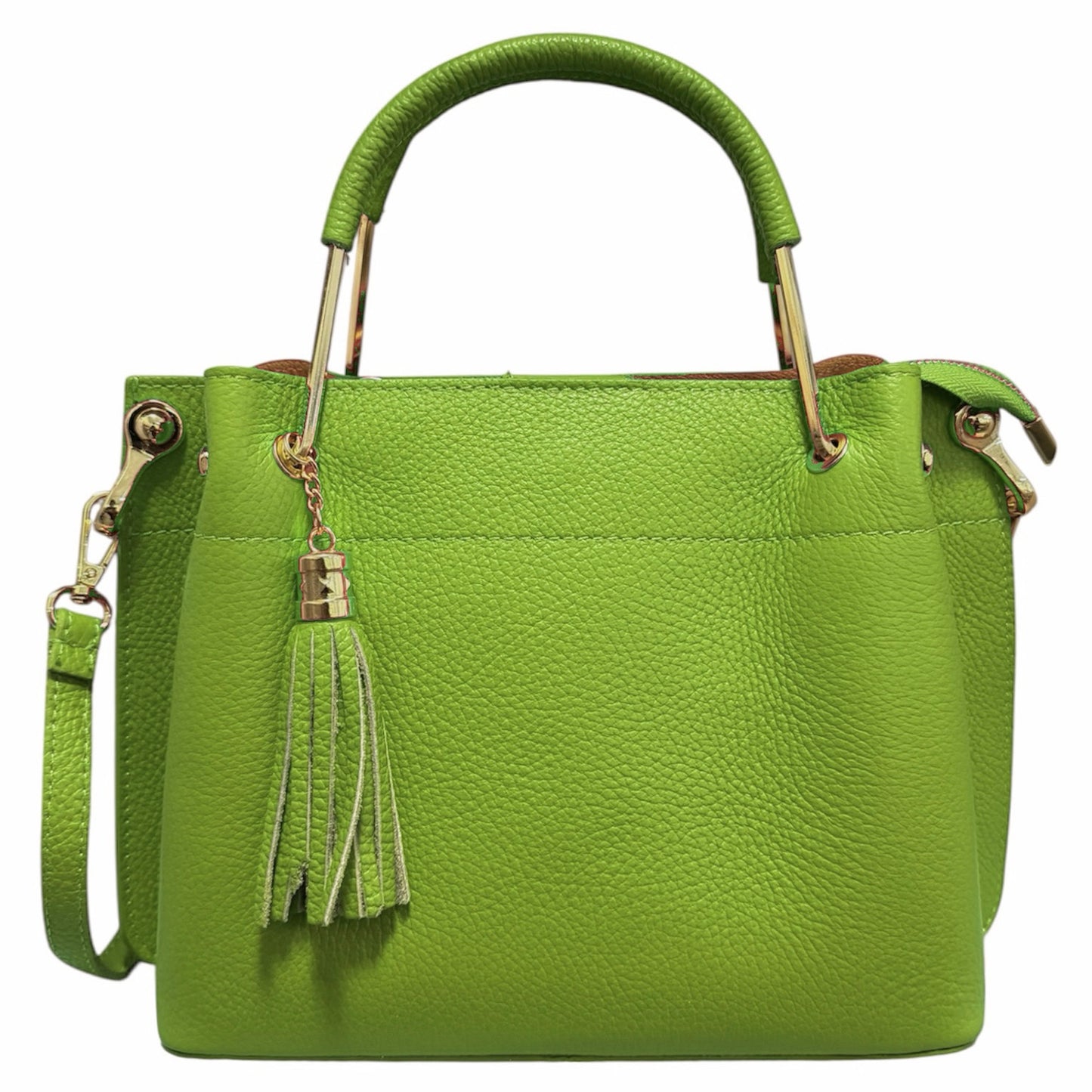 Modarno Borsa donna Secchiello piccola Eva in vera pelle 26x13x21 cm