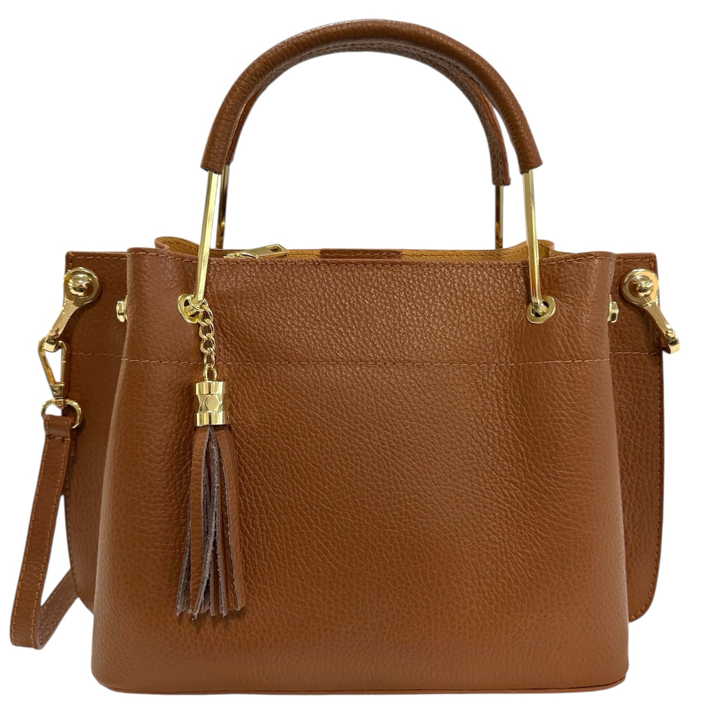 Modarno Borsa donna Secchiello piccola Eva in vera pelle 26x13x21 cm