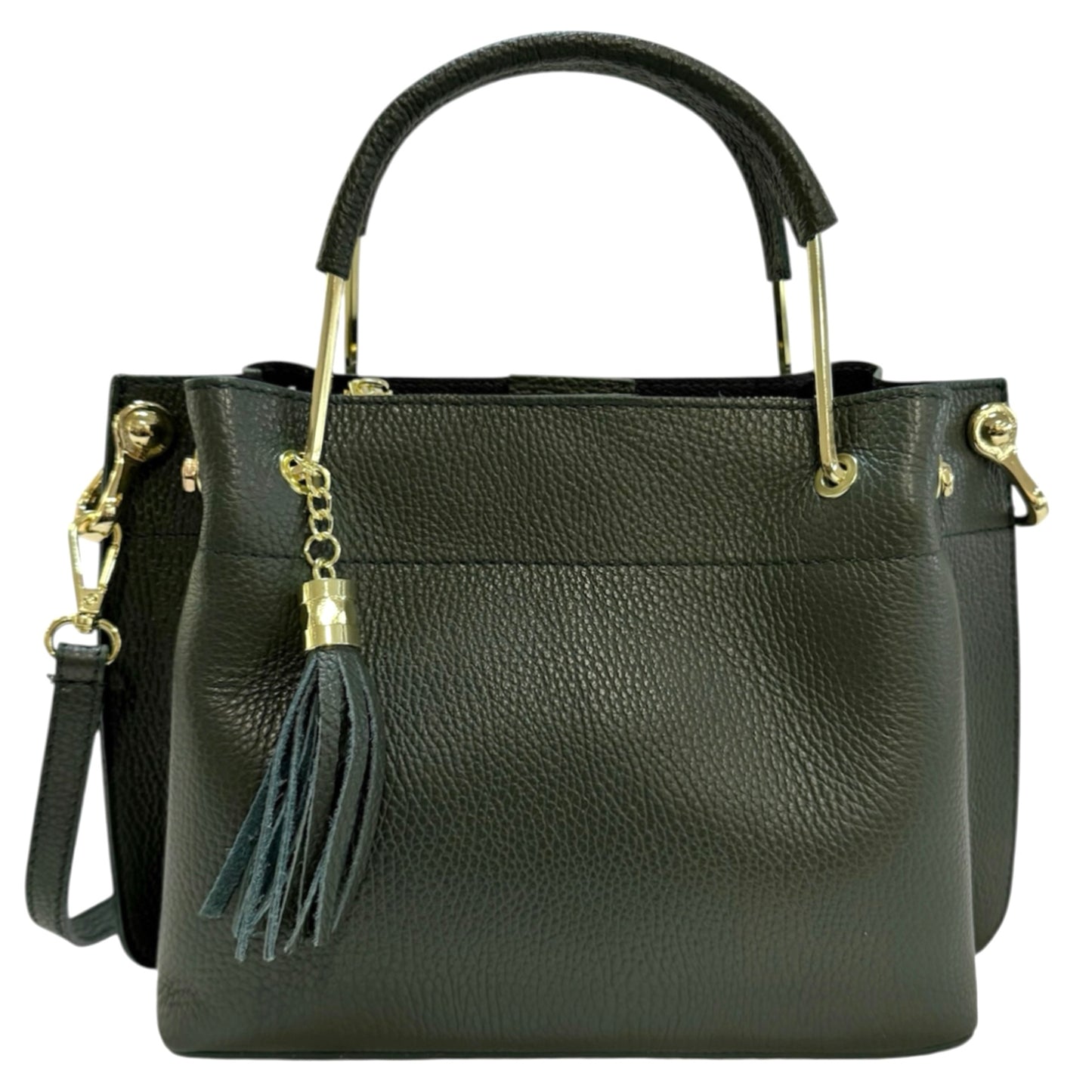 Modarno Borsa donna Secchiello piccola Eva in vera pelle 26x13x21 cm