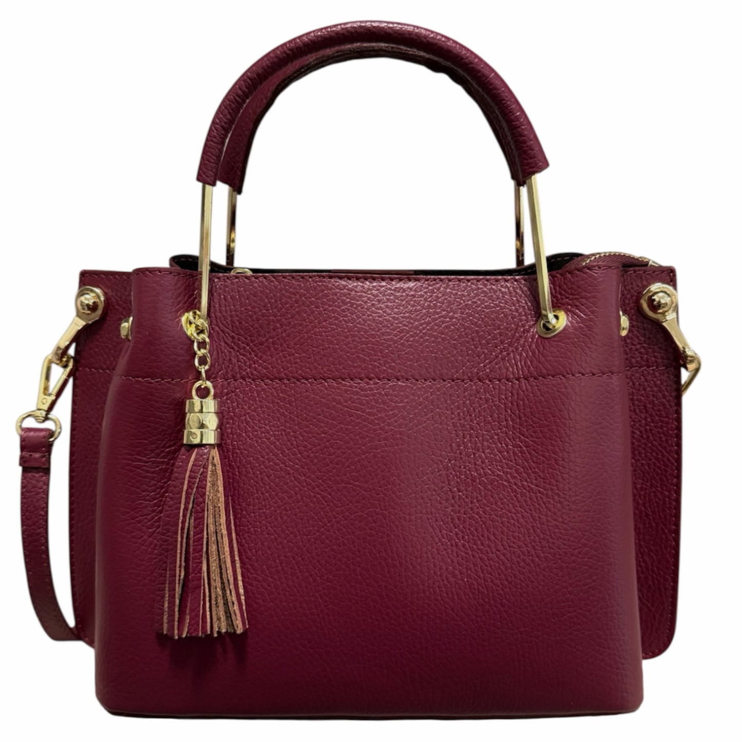 Modarno Borsa donna Secchiello piccola Eva in vera pelle 26x13x21 cm