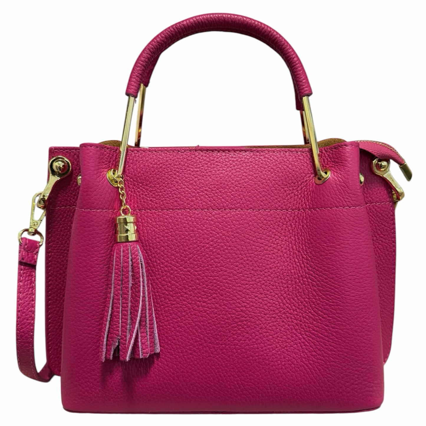 Modarno Borsa donna Secchiello piccola Eva in vera pelle 26x13x21 cm