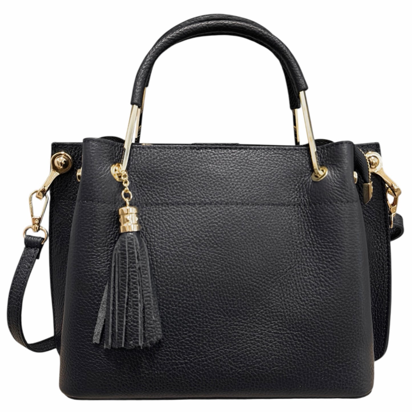 Modarno Borsa donna Secchiello piccola Eva in vera pelle 26x13x21 cm