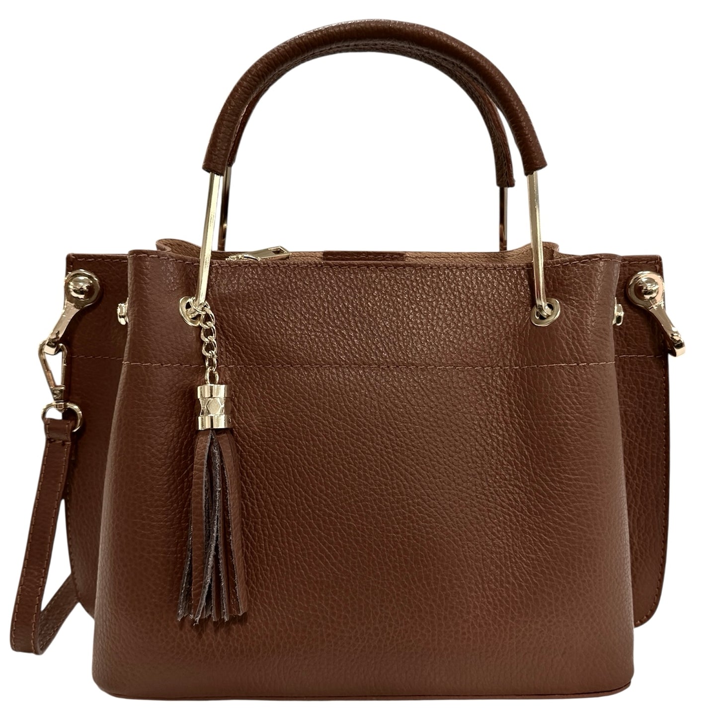 Modarno Borsa donna Secchiello piccola Eva in vera pelle 26x13x21 cm