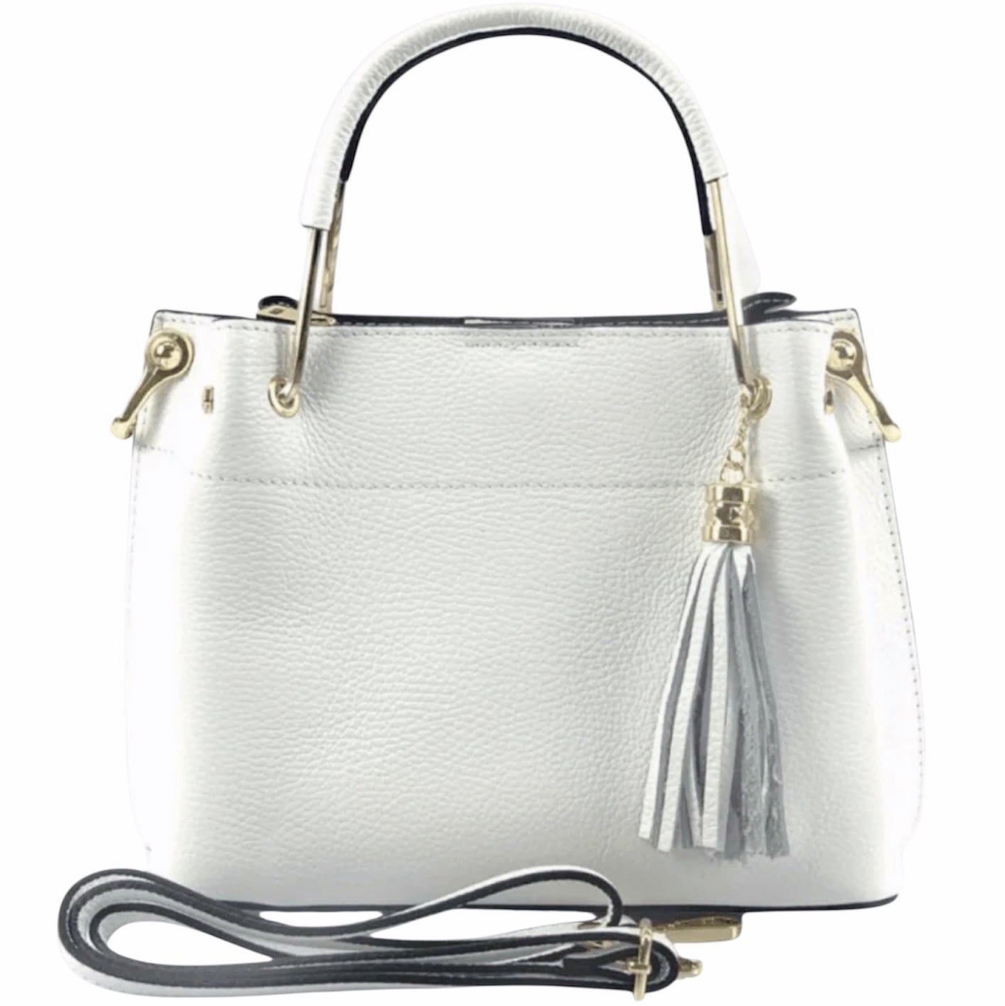 Modarno Borsa donna Secchiello piccola Eva in vera pelle 26x13x21 cm