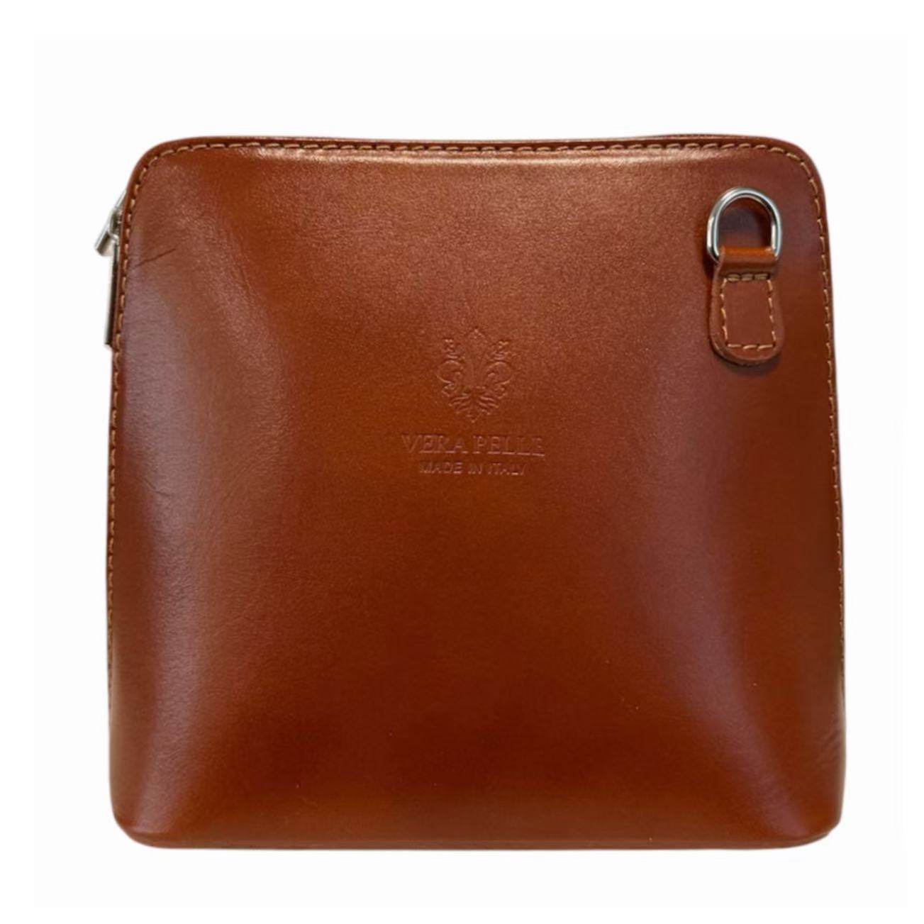 Modarno Borsetta a tracolla in vera pelle utility 18x8x16 cm
