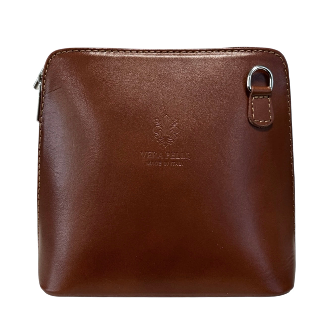 Modarno Borsetta a tracolla in vera pelle utility 18x8x16 cm