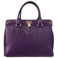 Modarno Borsa Donna Lucchetto a Mano e a tracolla in vera Pelle 37x17x25 cm