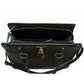 Modarno Borsa Donna Lucchetto a Mano e a tracolla in vera Pelle 37x17x25 cm