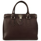 Modarno Borsa Donna Lucchetto a Mano e a tracolla in vera Pelle 37x17x25 cm