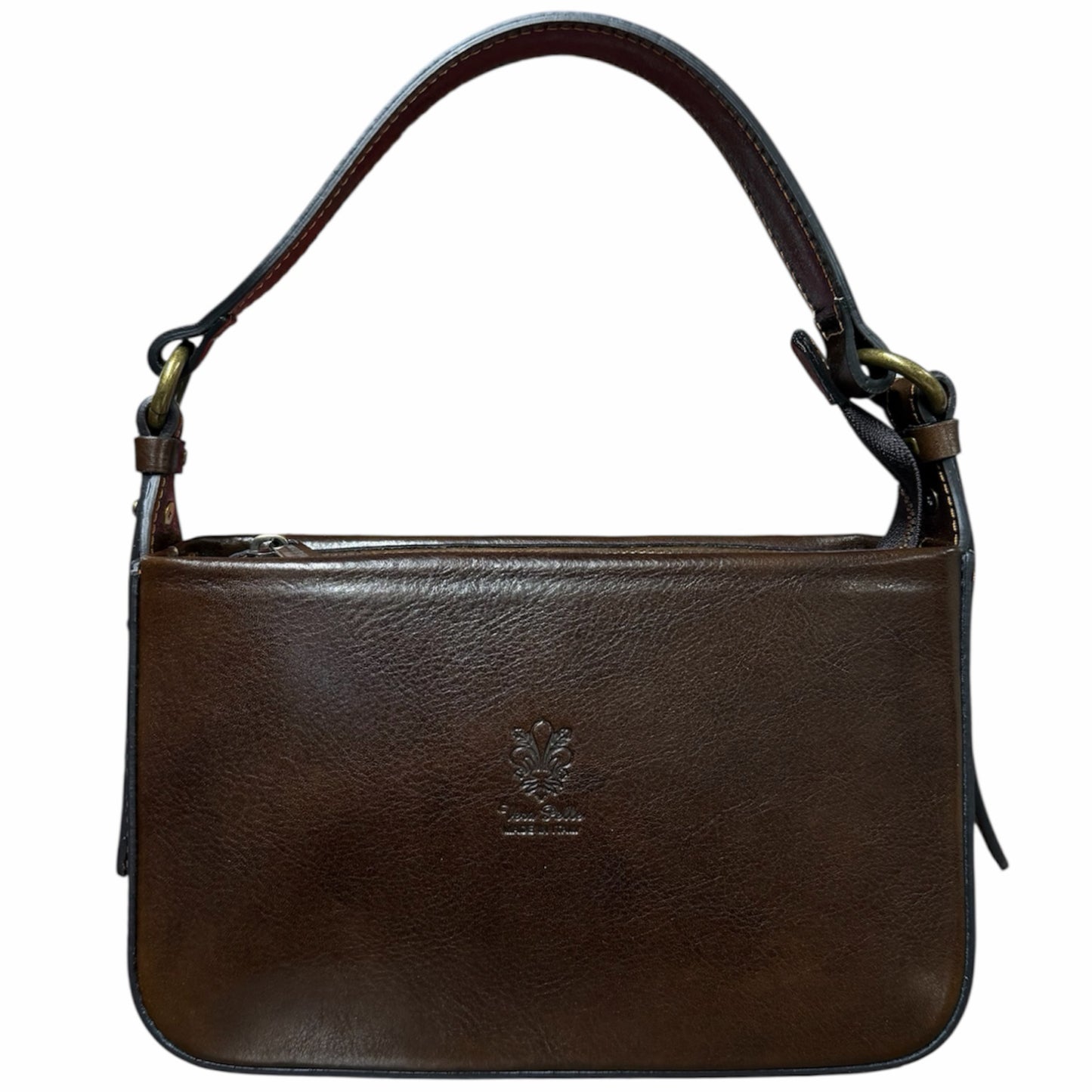 Modarno borsetta donna a mano e tracolla in vera pelle pregiato 22x7,5x14 cm