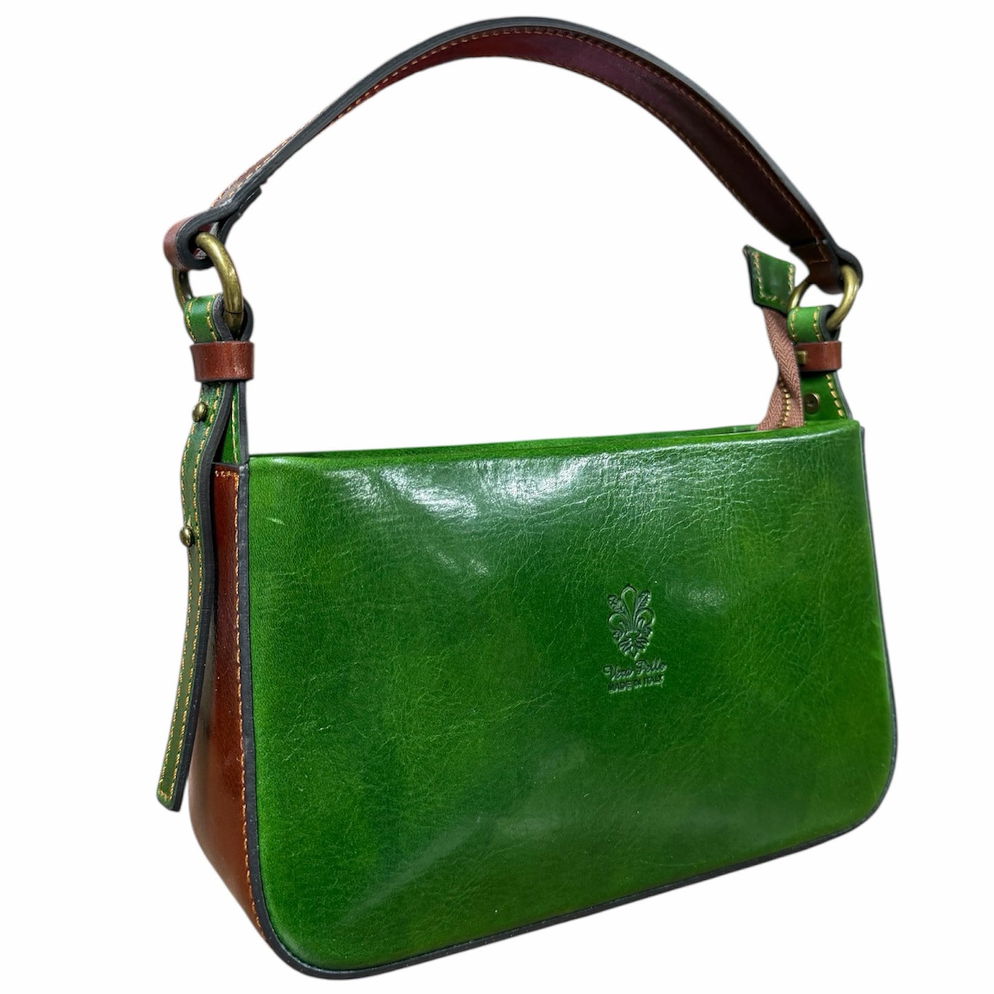 Modarno borsetta donna a mano e tracolla in vera pelle pregiato 22x7,5x14 cm