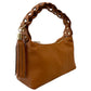 Modarno Borsetta a Mano Piccola In Vera Pelle Made in Italy Con Manico Intrecciato 26x10x16 cm