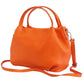Modarno borsa a mano da donna, borsa a tracolla, borsa a spalla italiana in vera pelle dollaro 25x14x19 cm
