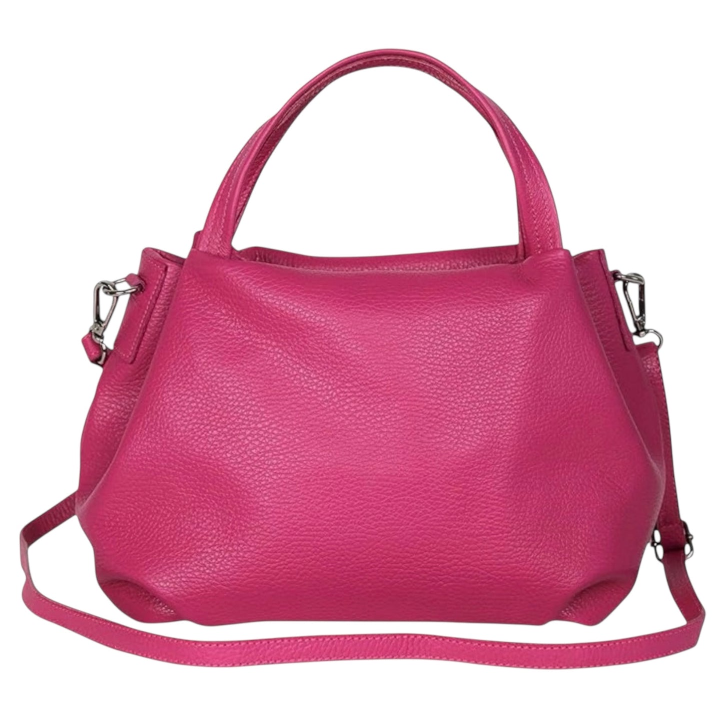Modarno borsa a mano da donna, borsa a tracolla, borsa a spalla italiana in vera pelle dollaro 25x14x19 cm