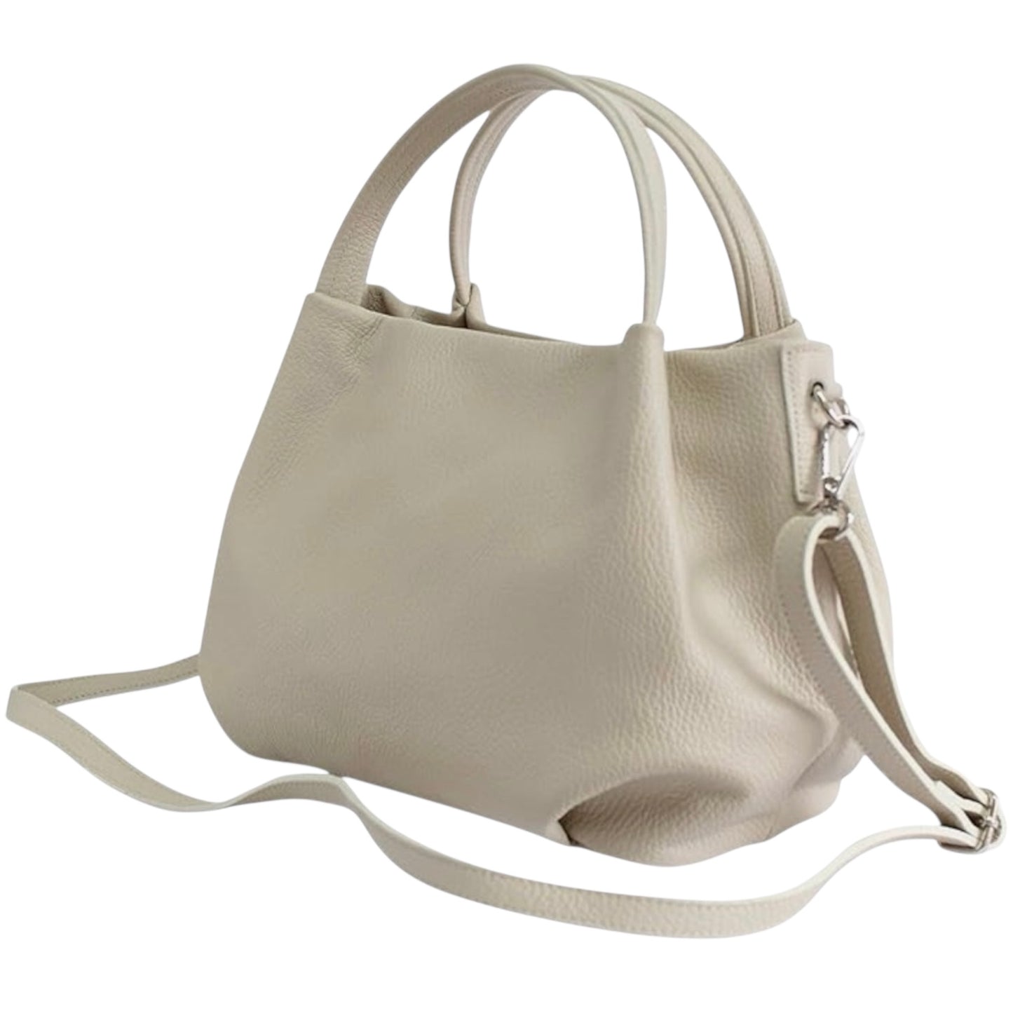 Modarno borsa a mano da donna, borsa a tracolla, borsa a spalla italiana in vera pelle dollaro 25x14x19 cm