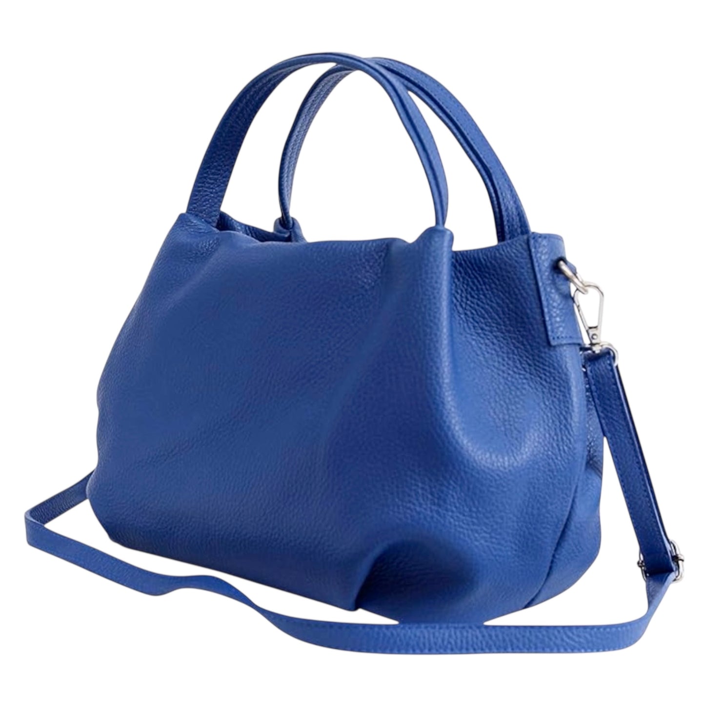 Modarno borsa a mano da donna, borsa a tracolla, borsa a spalla italiana in vera pelle dollaro 25x14x19 cm