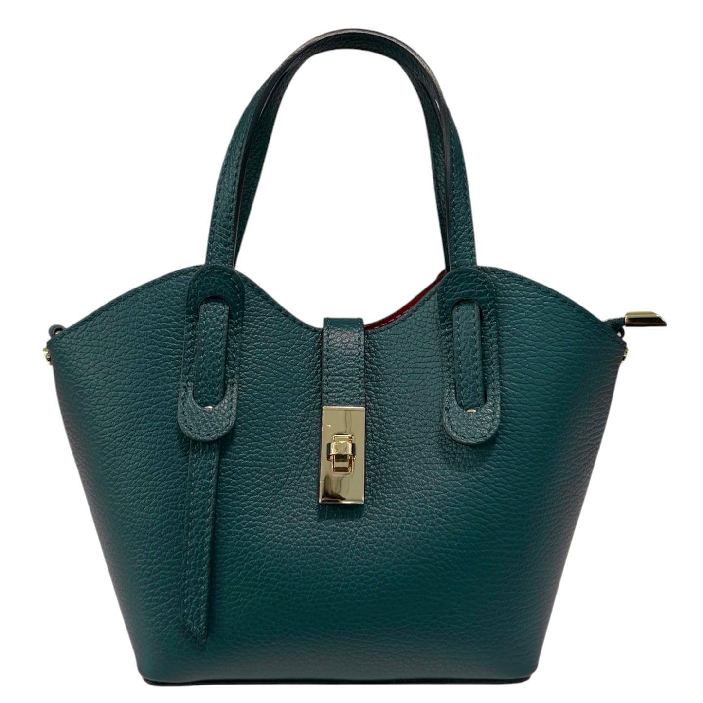 Modarno Borsetta donna a tracolla 'Isabella' in vera Pelle 18x10x20 cm
