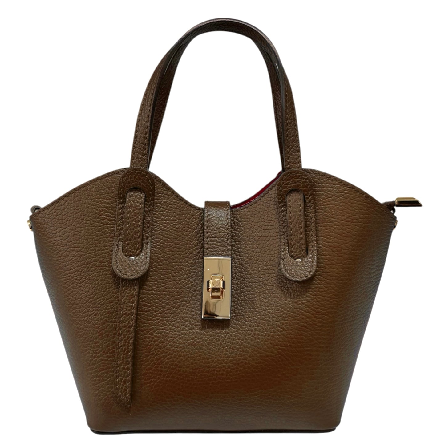 Modarno Borsetta donna a tracolla 'Isabella' in vera Pelle 18x10x20 cm