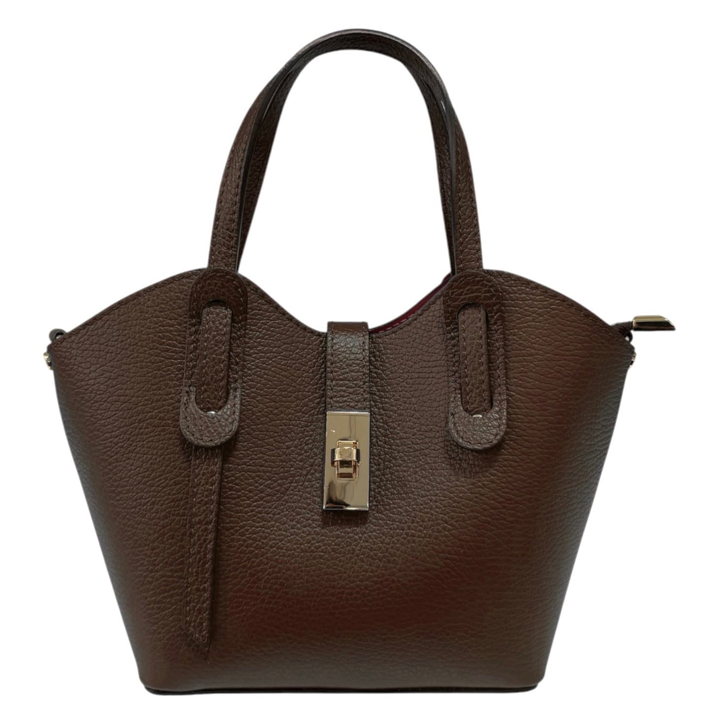 Modarno Borsetta donna a tracolla 'Isabella' in vera Pelle 18x10x20 cm