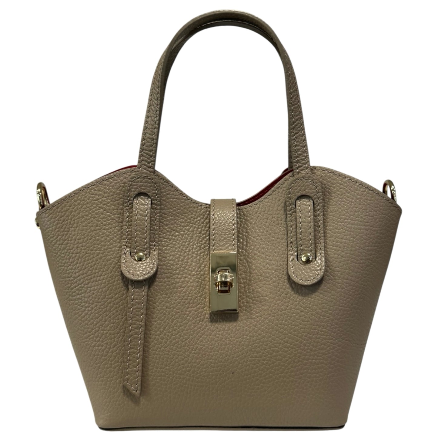Modarno Borsetta donna a tracolla 'Isabella' in vera Pelle 18x10x20 cm