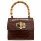 Modarno Borsa a mano fantasia Cocco 18x9x16 cm
