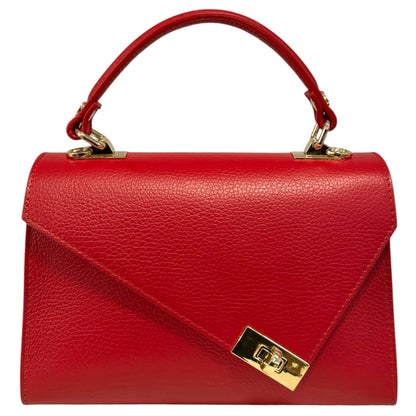 Modarno Borsa donna vera pelle "Marina" a mano e tracolla 24x11x17 cm