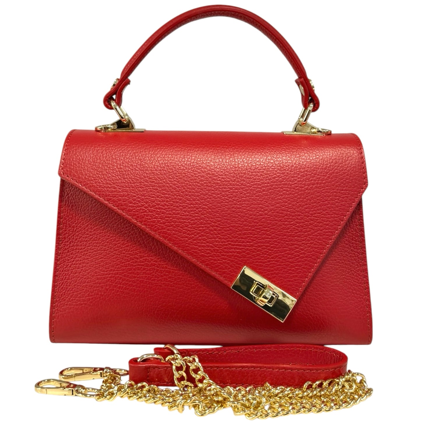 Modarno Borsa donna vera pelle "Marina" a mano e tracolla 24x11x17 cm