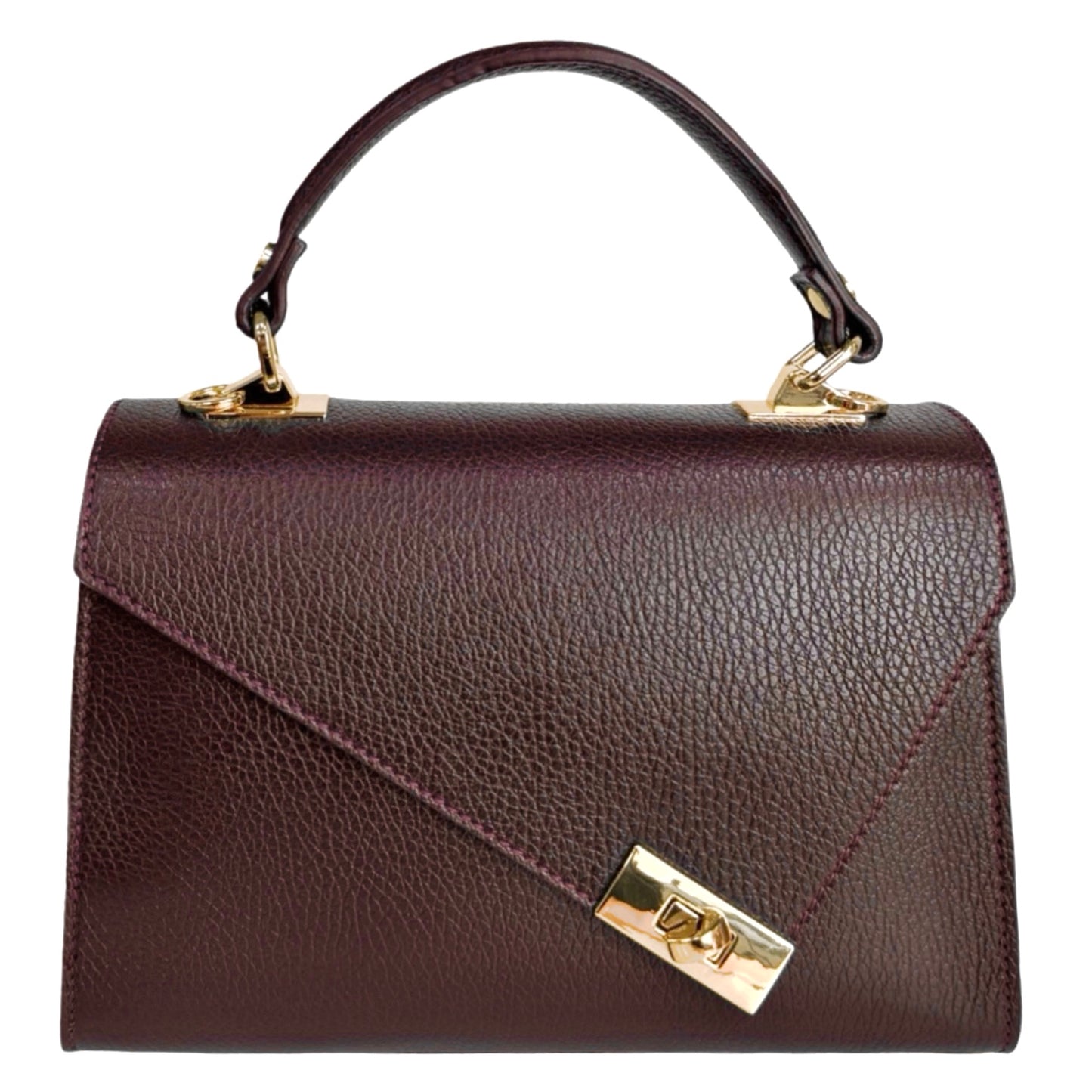 Modarno Borsa donna vera pelle "Marina" a mano e tracolla 24x11x17 cm