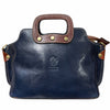 Modarno Borsa donna a mano e a tracolla in vera pelle Pieno Fiore 32x13x20 cm