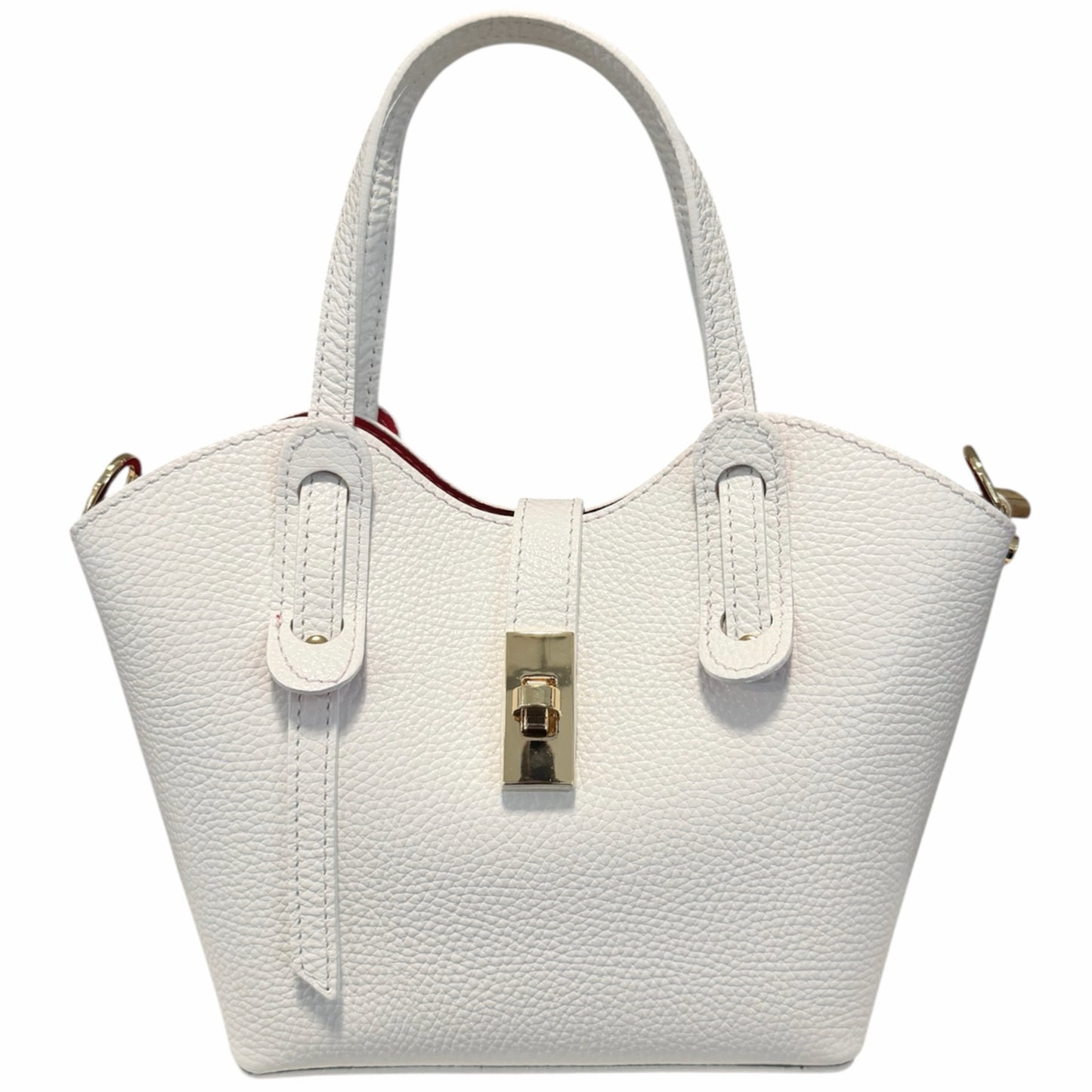 Modarno Borsetta donna a tracolla 'Isabella' in vera Pelle 18x10x20 cm