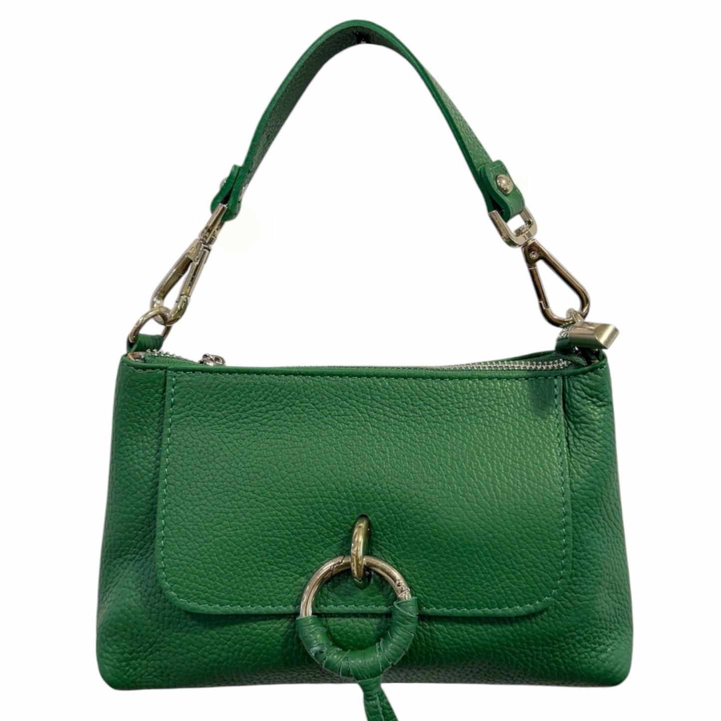 Modarno Borsetta Amelia a Mano e tracolla In Vera Pelle  25x7x15 cm