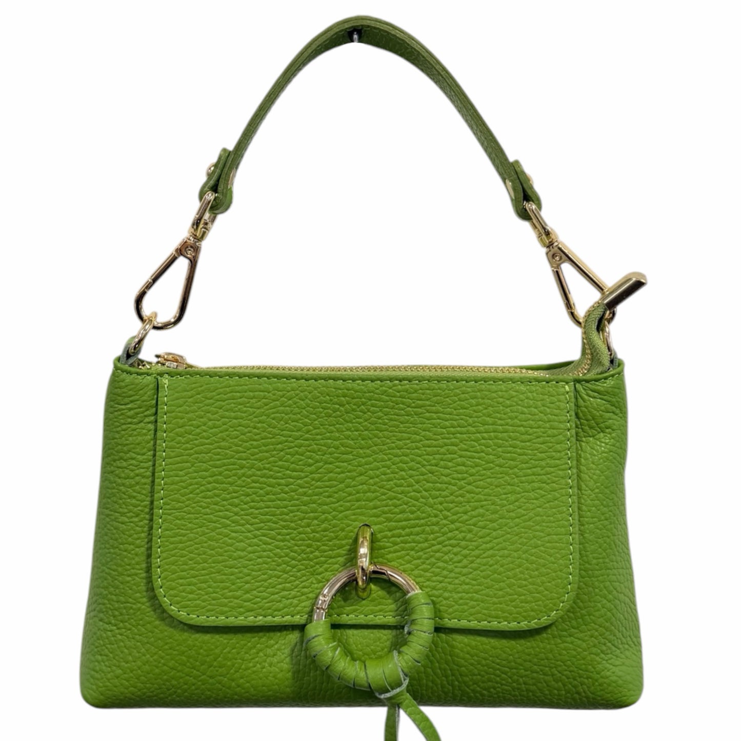 Modarno Borsetta Amelia a Mano e tracolla In Vera Pelle  25x7x15 cm