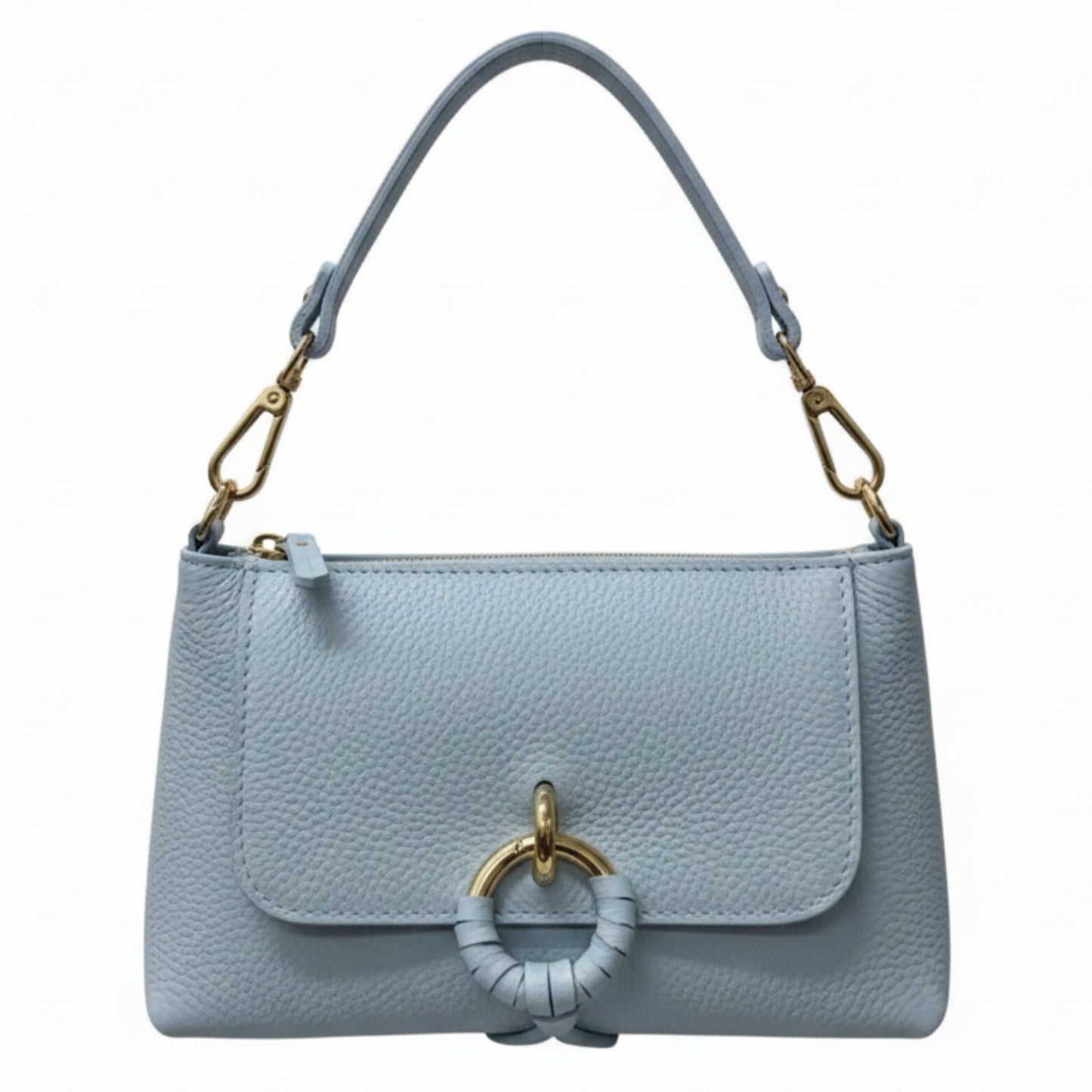 Modarno Borsetta Amelia a Mano e tracolla In Vera Pelle  25x7x15 cm