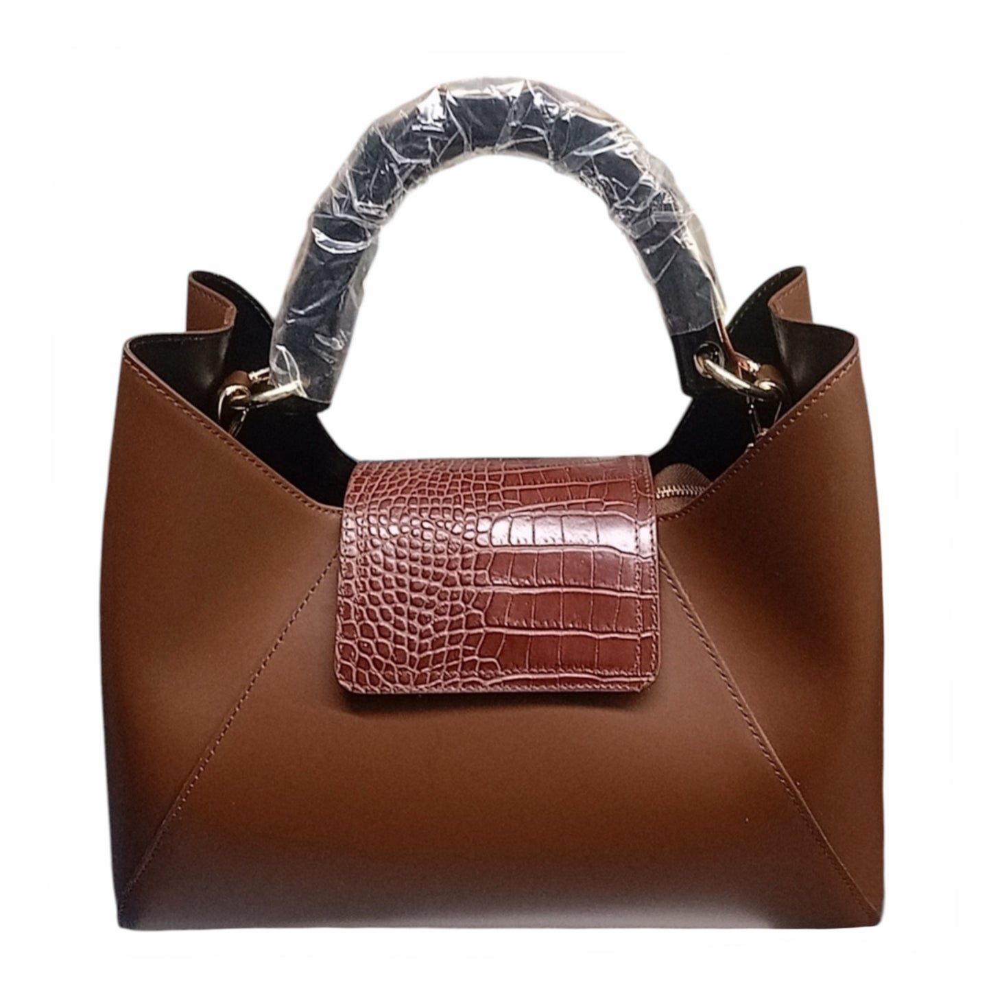 Modarno Borsa a mano in Pelle con pattina in Cavallino "Chloe"