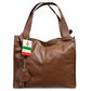 Modarno Shoulder Bag Borsa a Spalla da Donna in Vera Pelle 34x10x31 Cm