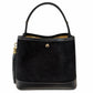 Modarno Borsa Secchiello Grande in camoscio con dettagli in vera pelle 25x14x23 cm