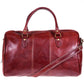 Modarno Borsone viaggio in pelle da uomo e donna borsa viaggio e borsa sport tinta unita in Vera Pelle Made in Italy