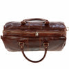 Modarno Borsone viaggio in pelle da uomo e donna borsa viaggio e borsa sport tinta unita in Vera Pelle Made in Italy