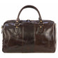 Modarno Borsone viaggio in pelle da uomo e donna borsa viaggio e borsa sport tinta unita in Vera Pelle Made in Italy