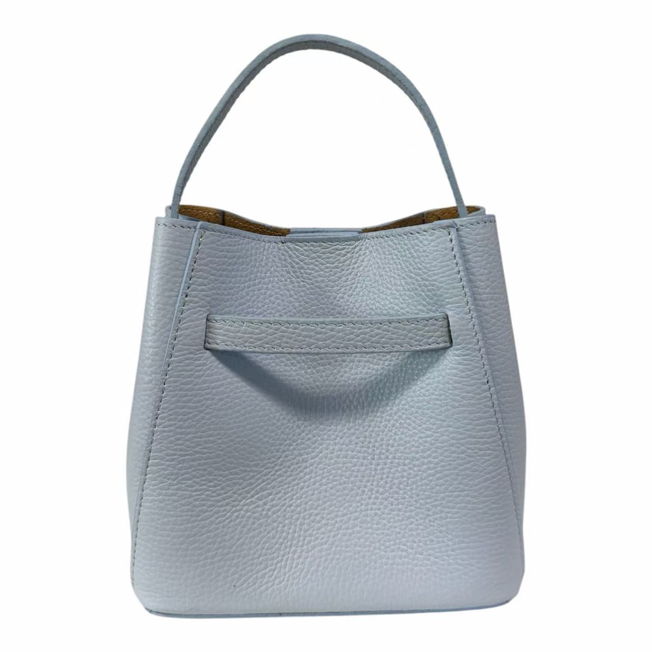 Modarno Borsetta Donna a mano Artimina in vera pelle 18x11x18 cm
