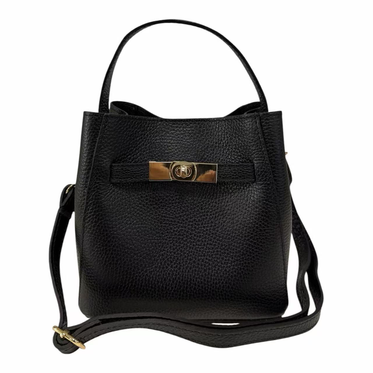 Modarno Borsetta Donna a mano Artimina in vera pelle 18x11x18 cm