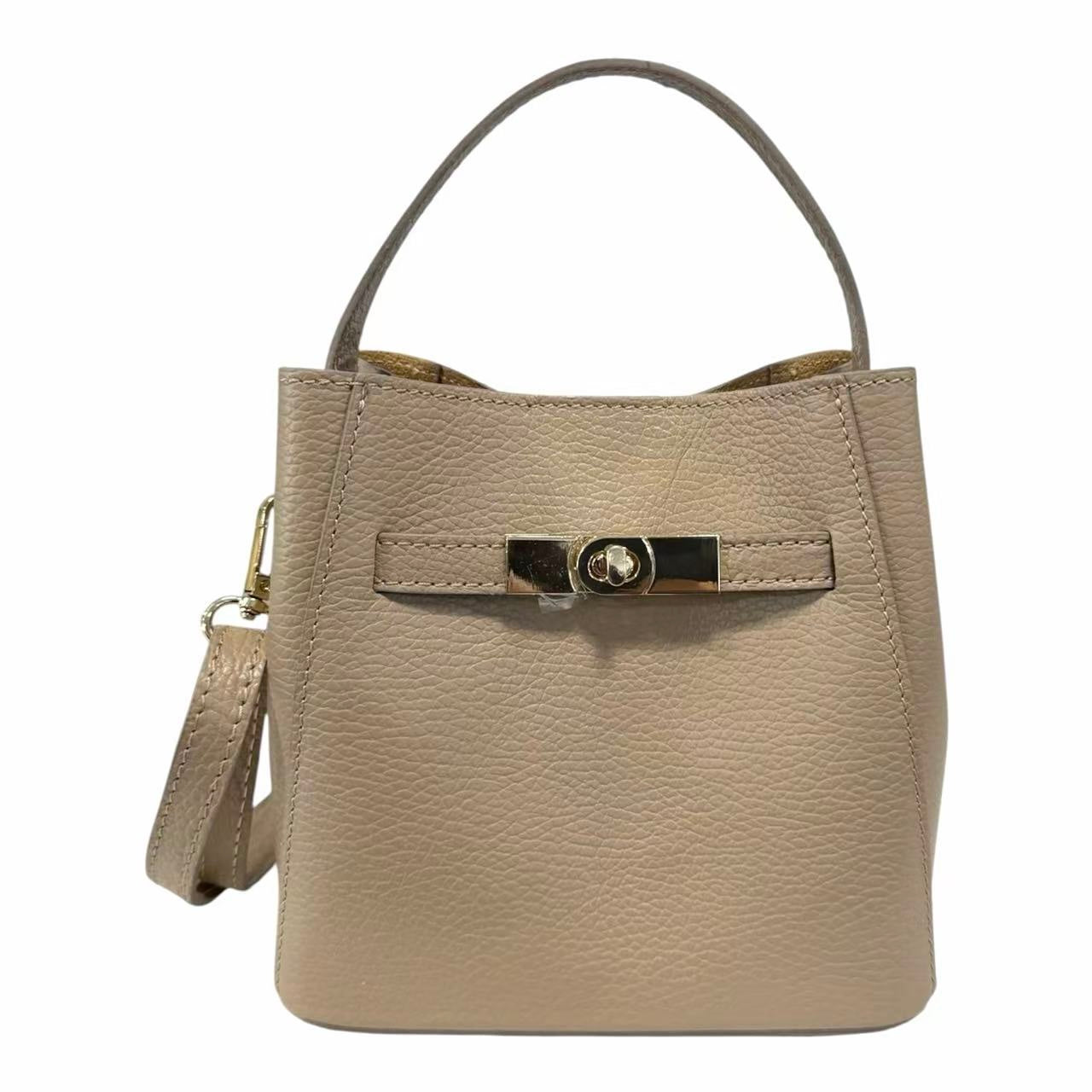 Modarno Borsetta Donna a mano Artimina in vera pelle 18x11x18 cm