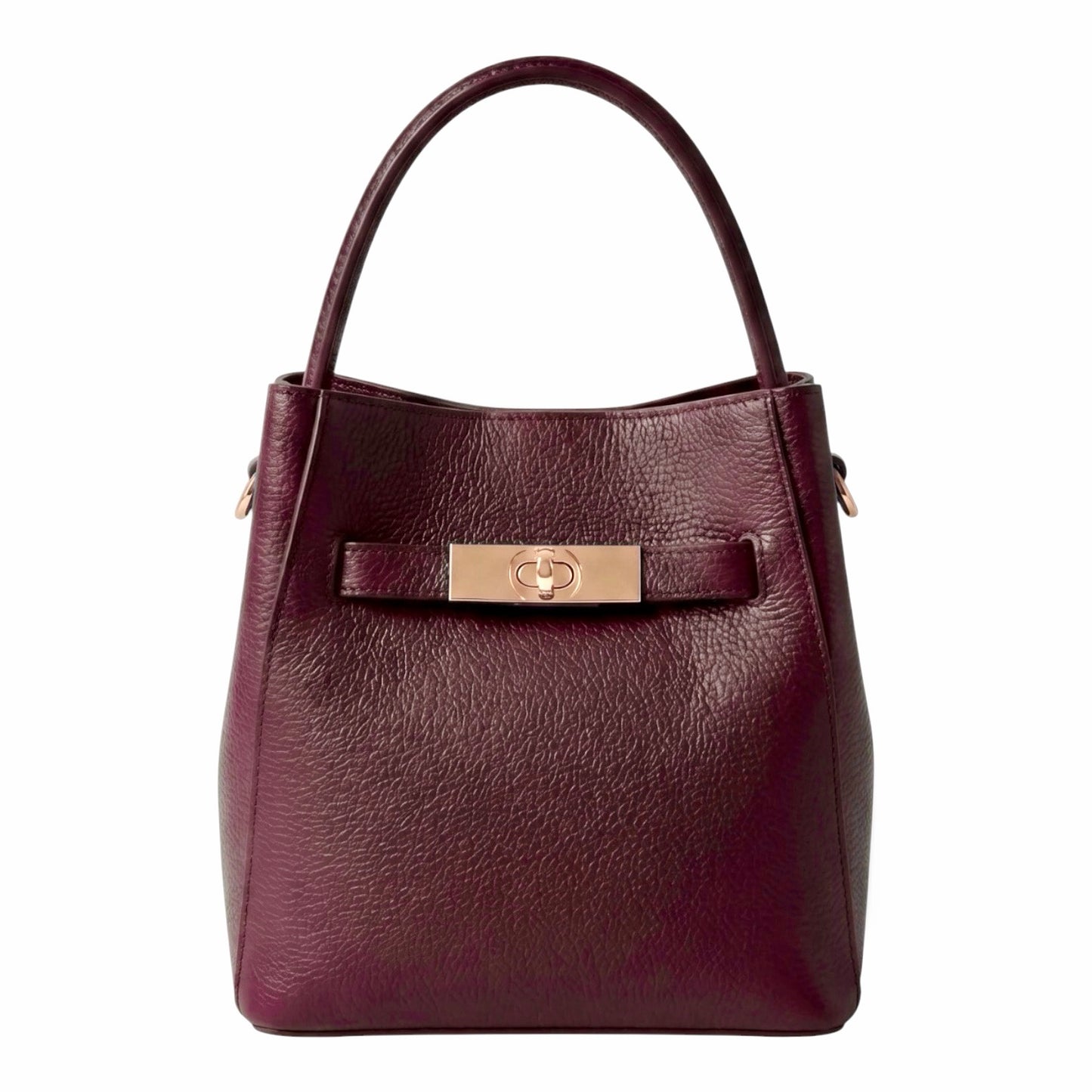 Modarno Borsetta Donna a mano Artimina in vera pelle 18x11x18 cm