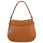 Modarno Borsa donna a Spalla in vera pelle "Peach" 27x9x21 cm