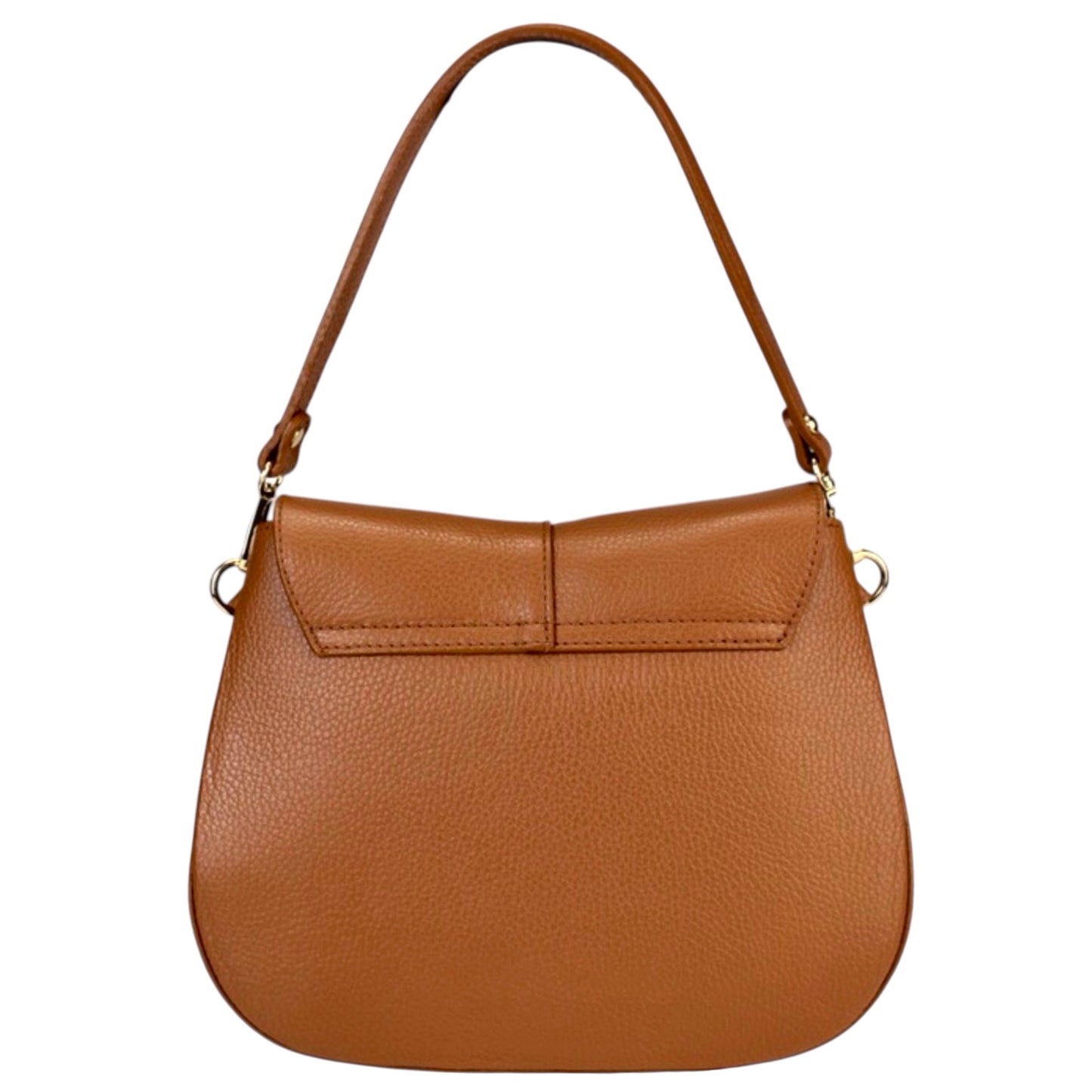 Modarno Borsa donna a Spalla in vera pelle "Peach" 27x9x21 cm